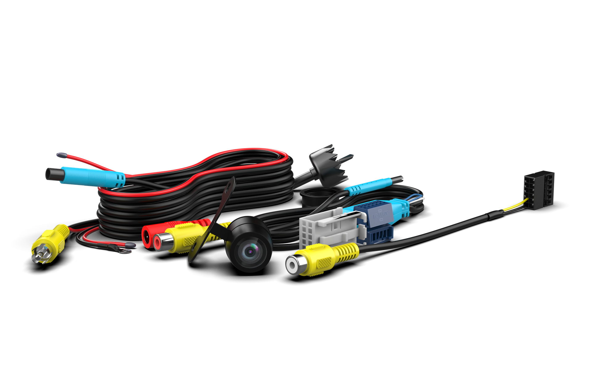 Kit da câmera de ré universal Faaftech FT-CAM-BT modelo Borboleta