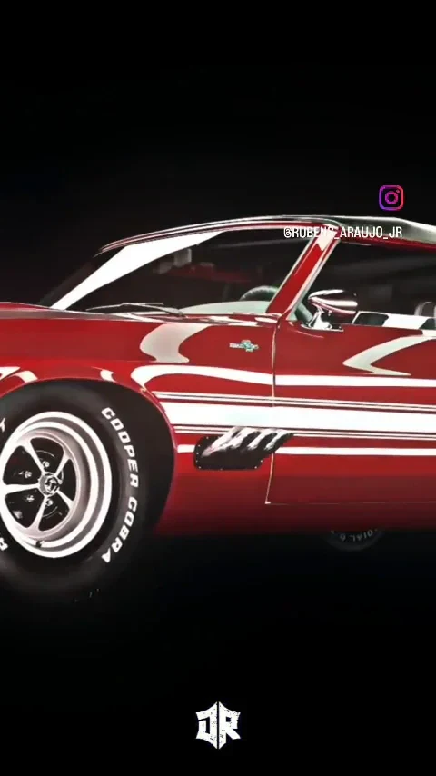 Clássico vermelho, frame do filme automotivo