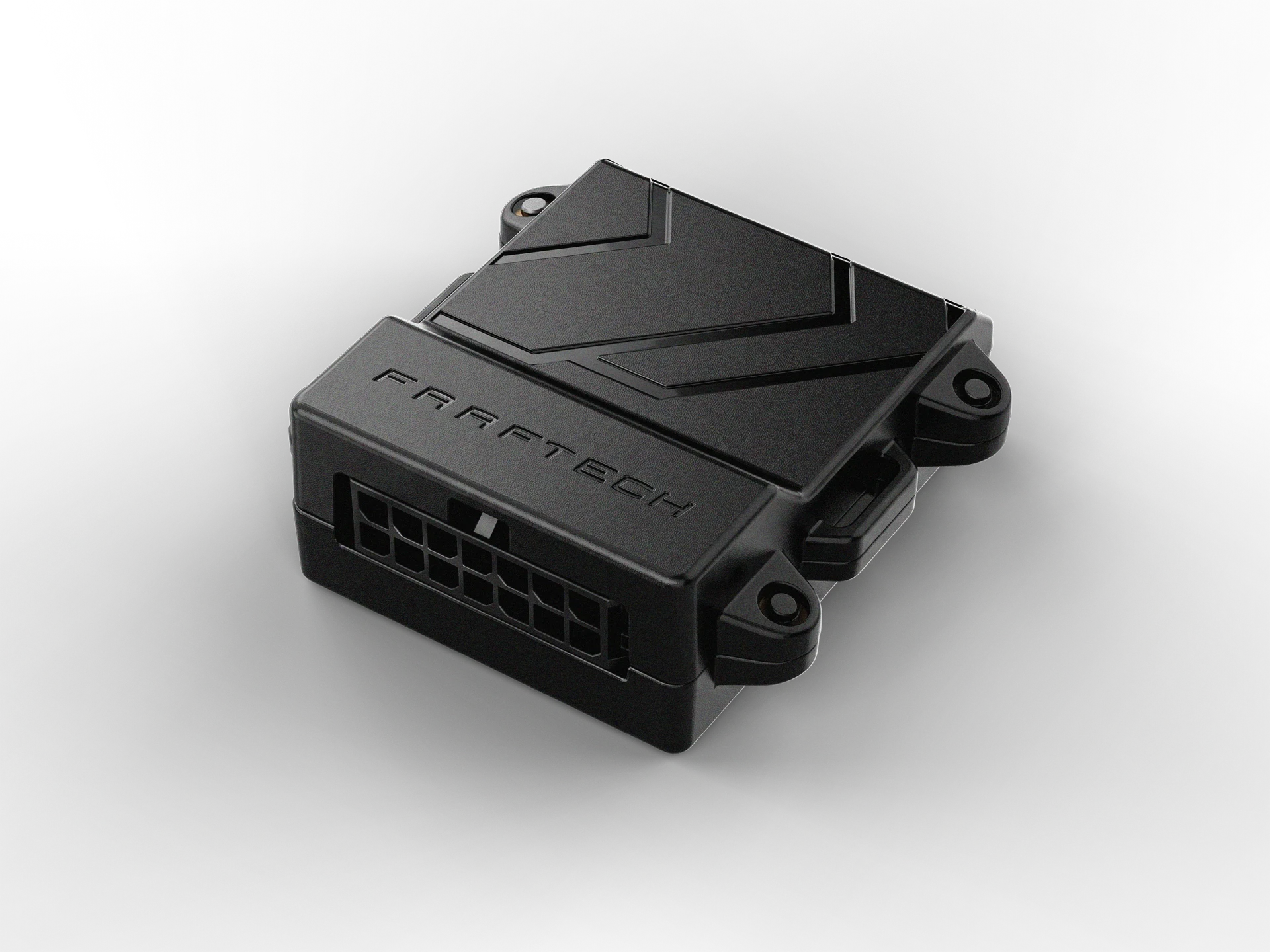 Novo render da central Shiftpower com a textura da carcaça e o conector em detalhe